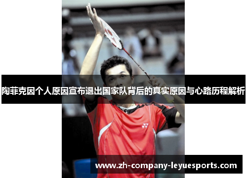 陶菲克因个人原因宣布退出国家队背后的真实原因与心路历程解析